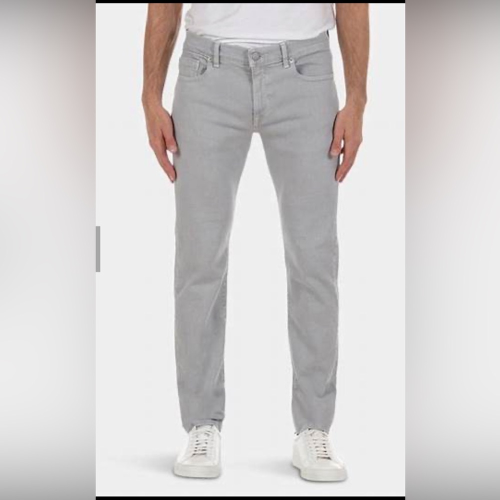 Fidelity Denim Gray Slim Jeans Versatile Style